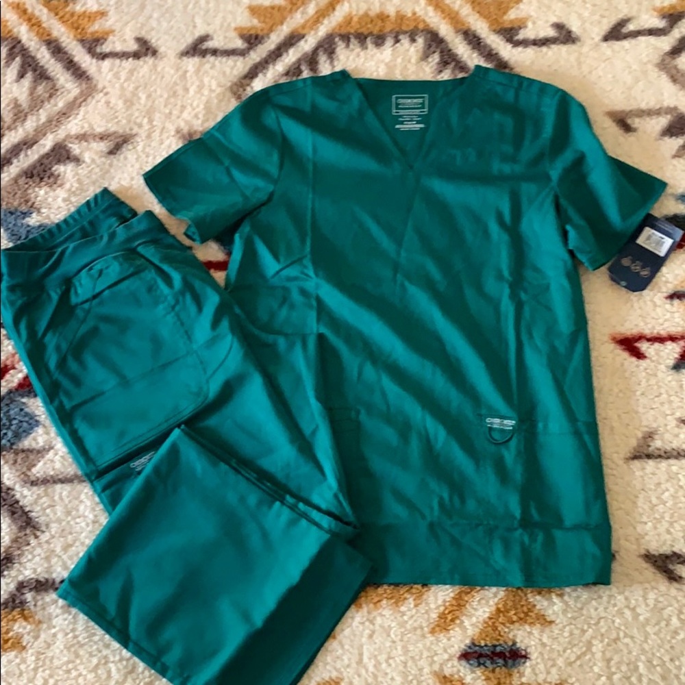 Cherokee workwear green scrubs